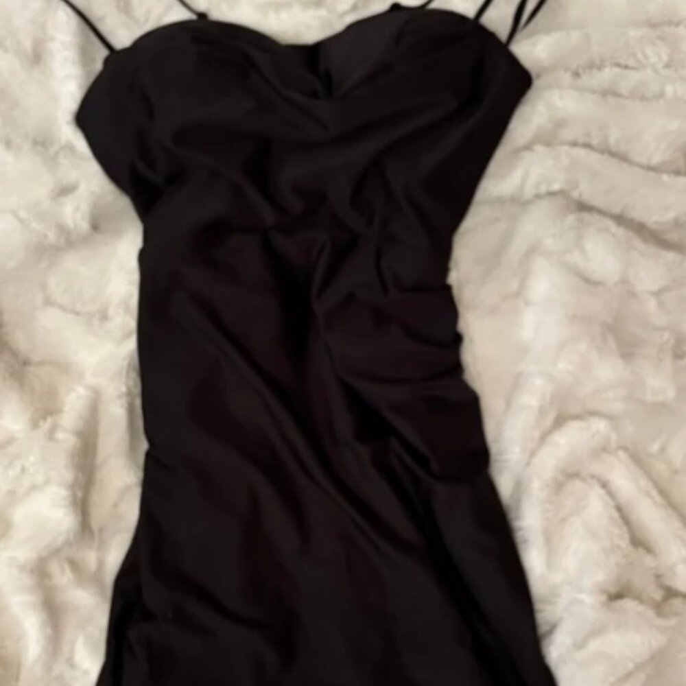 black dress